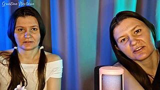 My twin-sister Elena from Moscow, ready for our blowjob and cowgirl riding?