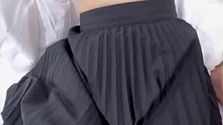 i can't stop with this wet pink office girl pussy, so tight and hairy!