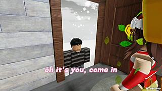 I visit my freind in winter, and we have sex with big tits and pussyy, big ass pov