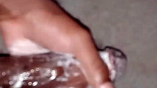 I watch Superdarius jerk off quickly before bedtime with sloppy cumshot