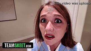 Breeding my stepdaughter instead of her hot horny nerdy friend - mira monroe & selina imai threesome 😏