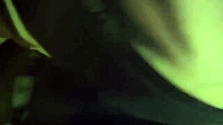 Goth girl swallows cum