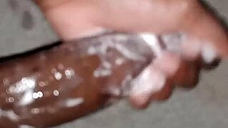 I watch Superdarius jerk off quickly before bedtime with sloppy cumshot