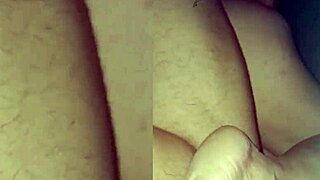 He cums liters inside her tight pussy in creampie scene