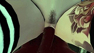 i'm helping my punk friend with a rough blowjob and deepthroat for creampie interracial