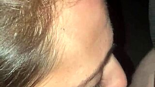 in pov, wife gives public blowjob then gets fucked hard.