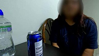 Karen shows her timid side in casting with creampie and no condom