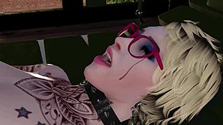 i'm helping my punk friend with a rough blowjob and deepthroat for creampie interracial