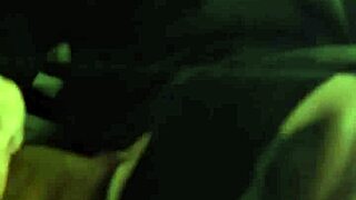 Goth girl swallows cum