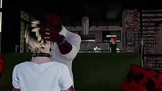 i'm helping my punk friend with a rough blowjob and deepthroat for creampie interracial