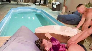 damn, two brazilian machos bangin my ass hard