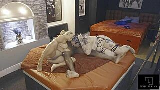 Jay Playhard Experiences Eva May And Livie Blainn In Threeway