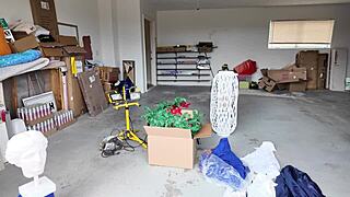 Lola Pearl's Garage Sale Turns Into Hardcore Facial And Tit Cum Session