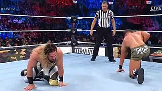 Whoa, Seth Rollins battles Austin Theory and Bobby Lashley! 🔥