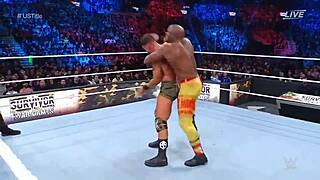 Whoa, Seth Rollins battles Austin Theory and Bobby Lashley! 🔥