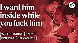 wife shared and fucked in every hole at christmas party bisexual dp