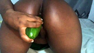 the cucumber was unable to go in 😅