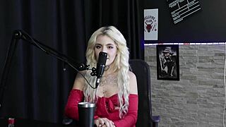 I watched Kyra Sex do anal prolapse in sheer red