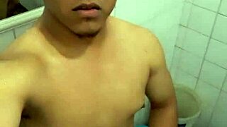 watch me stroke my cock hard and cum all over myself in this amateur teen solo