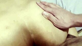 Sister-in-law lies in pantyhose to seduce me outdoors for homemade fuck and creampie.