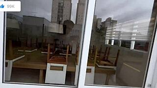 i'm showin' my new apartment and fuckin' amberzinha for the first time