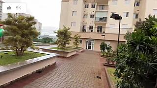 i'm showin' my new apartment and fuckin' amberzinha for the first time