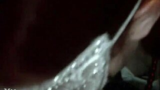 Masked slut performs deepthroat blowjob on amateur wife