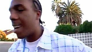 Ebony Milf Jogging Pickup Turns into Oral Creampie with Big Cock