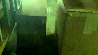 jacking off at work in mexican setting