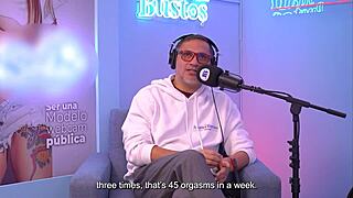 Ecuadorian Paola Rivera Masturbates Weekly for Fans on Podcast