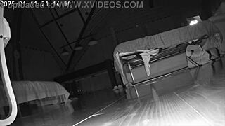 My cheating friend sneaks in and fucks my wife in our homemade setup, ending with cum in mouth.