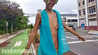 Hairy Outdoor Bunny Adventure Underwater