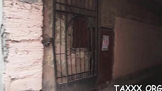 agent subtly explores teen 18+ model's fur pie during casting, with ball licking and sucking