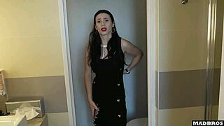 busty romanian coworker almost caught getting fucked on the phone by her husband