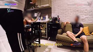 Hired Personal Trainer To Fuck Wife In Sheer Outfit