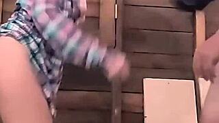 Fucking the neighbor on the ranch doggystyle?