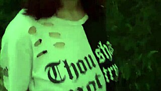 Chubby Nerd Girl Fucks Hard On The Hill