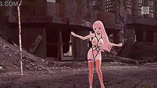 megurine luka in cybernetics project diva nude bondage with big tits