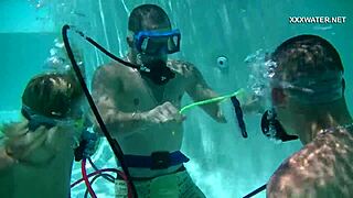 Cruz Blowjobs Cause Cum Explosion in Pool