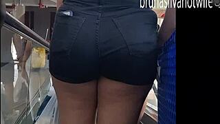 Spying on the Gorgeous Blonde at the Market