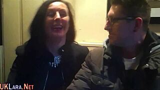 Mature woman in heels and stockings.