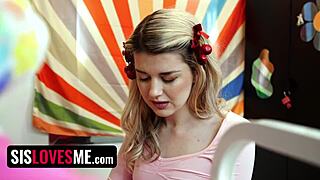 Stuck With My Horny Stepsister Riding Toys And Getting Orgasm!