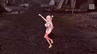 megurine luka in cybernetics project diva nude bondage with big tits