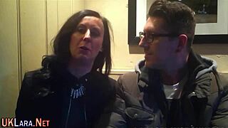 Mature woman in heels and stockings.