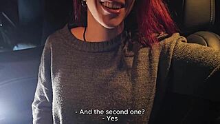 la chica de la libreria me quita el condon en el auto