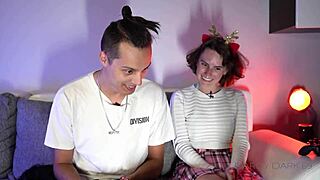 Strip Game on PS4 with Big Tits Amateur Student