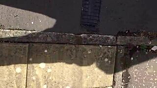 Neighbor grandma's sexy feet get licked and sucked in this fetish fun