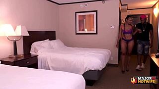 skinny long-haired brunette diamond asteria gets pussy fucked by rome major's big cock