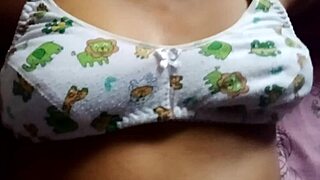 Wow, this desi girl's huge natural tits are amazing!