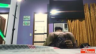 in room casting, cute esther de chiclayo gets her pussy licked in doggystyle and enjoys it a lot